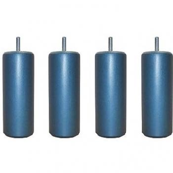Pieds cylindriques bleu 20 cm