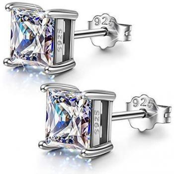 Zirconia Elegante Orecchini Donna Argento 925