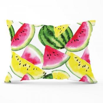 Colourful Melon Throw Pillow