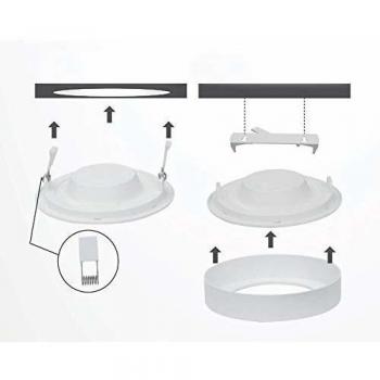 GEFOM 400331 Spot LED Downlight, Chromé