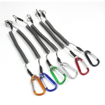 6pcs Fishing Retention Safety Rope with Steel Wire