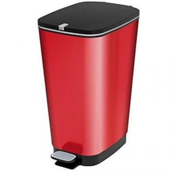 Cubo de Basura Chic Bin L Rojo con Anillo para Bolsa