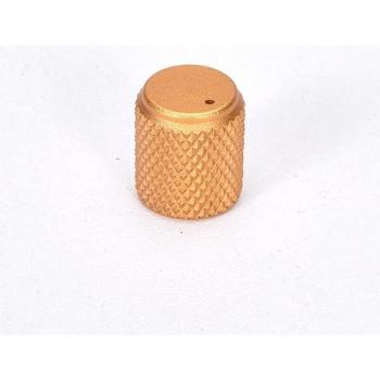 Knurled Aluminum Alloy Knobs for Audio Systems 12mm Diameter