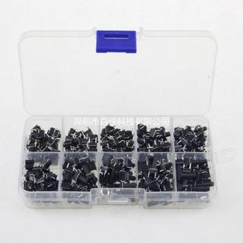 200Pcs 6x6mm Push Button Switch Box