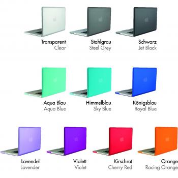 LogiLink Premium Hardcover Schutzhülle für 15 MacBook Pro – Tiefschwarz