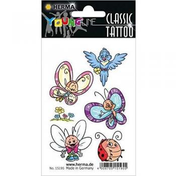 HERMA Schmucketiketten Classic Tattoo YoungLine Butterflies