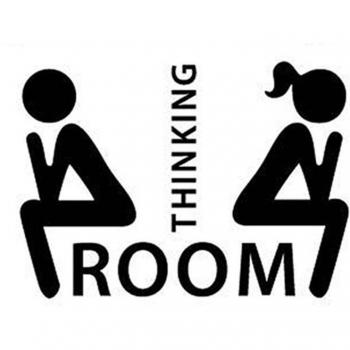 Public Place DIY Toilet Sign