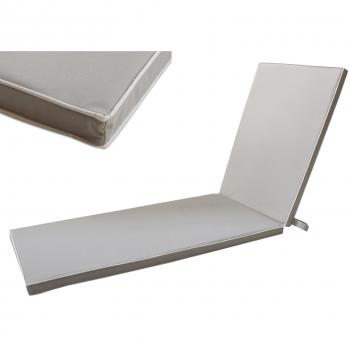 Coussin pour chaise longue 190 x 55 x 4 cm Taupe