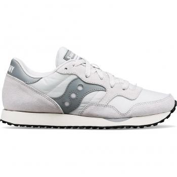 Saucony Women's DXN Trainer Athletic Shoes Grey/Dark Grey UK 6.5