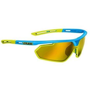 Salice 018 RW Turquoise and Yellow Men's Sunglasses Blue 137