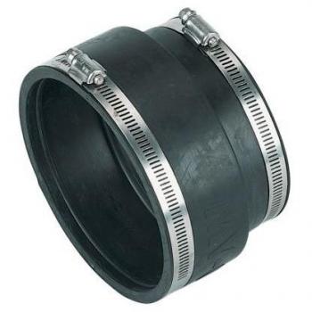 FloPlast 136mm PVCu Underground Flexible Adaptor