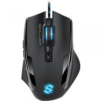 Sharkoon-Ratón Gaming Sharkoon Skiller SGM1 Negro