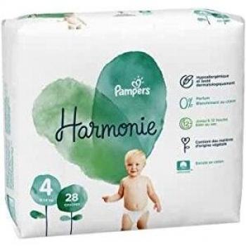 Pampers Harmonie Windelpaket Größe 4 (Gewicht 9‑14 kg) – 28 Stück