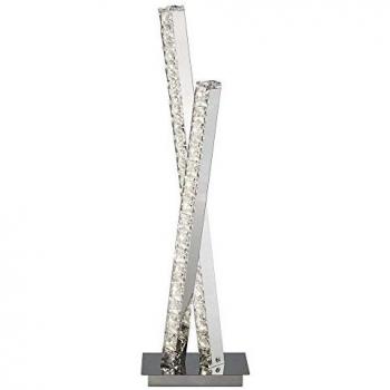 Lampada da scrivania design trifoglio acciaio cromo LED 13W 4000K