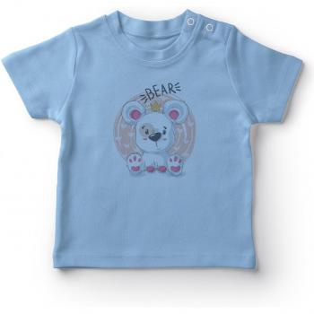 Top Azul Oso Dulce Bebé
