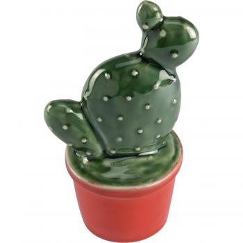 Kakteen‑Mysterium Figur – 9 cm, porzellan