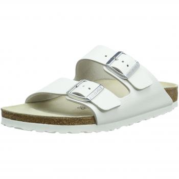 Birkenstock Arizona, Sandalias Unisex Adulto, Blanco (White), 49 EU (Normal)