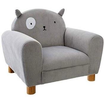 Fauteuil pour enfant gris oreilles de chat
