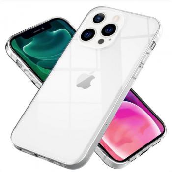 Cover Nalia per smartphone iPhone 13 Pro in silicone trasparente