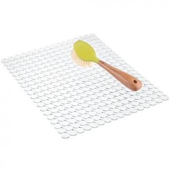 Tapis de vidange en plastique transparent forme bulle