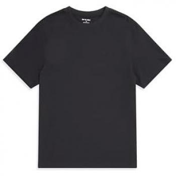 Icon Logo Print Lightweight Cotton Casual Shirt – Black