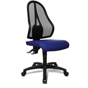 Chaise de Bureau Tissu Bleu 58 x 48 x 111 cm