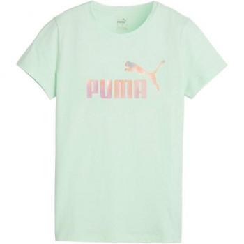 PUMA Green Cotton T-Shirt for Women Size XS Style 679921