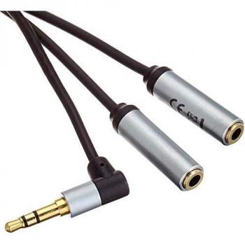 Delock 3,5 mm Klinkenstecker Splitter – 1 in 2 (Audio)