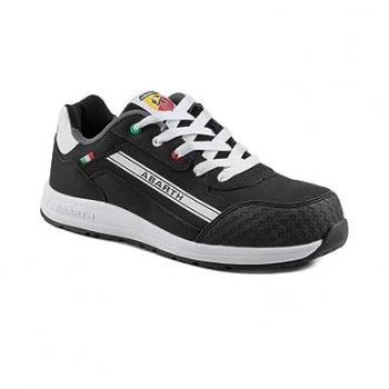 Zapato de Seguridad Abarth 595 S3 Negro Hidrorepelente con Puntera de Fibra de Vidrio y Suela HRO + SRC