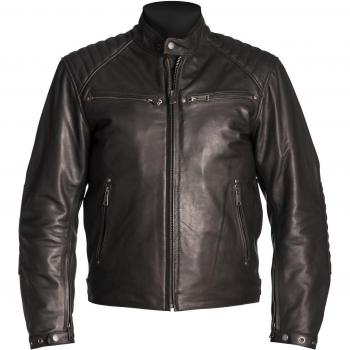 Blouson cuir moto Helstons Rocket marron S