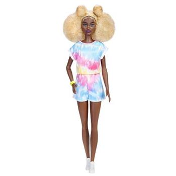 Afro Hair Blonde Barbie Fashionista