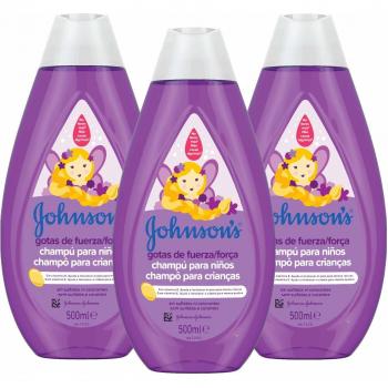 Kräftigendes Shampoo Johnson's Gotas de Fuerza für Kinder (500 ml)