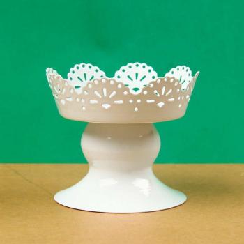 White Round Base Cake Stand