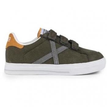 Baskets Munich Mini Rete kaki enfant, modèle 8095049, T25