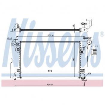 Radiateur Refroidissement Moteur Nissens 64646A