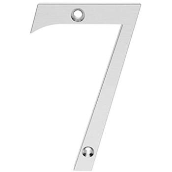 Looped Satin Chrome Door Plate 7 – 75 mm x 4 mm
