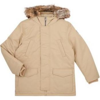 Parka de niño beige con bolsillos
