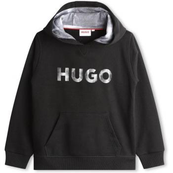 T-Shirt Capuche Noir Hugo Junior