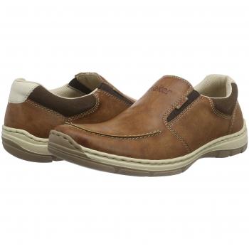 Rieker Herren Slipper 15260, Braun (peanut/cigar/chalk), 45 EU