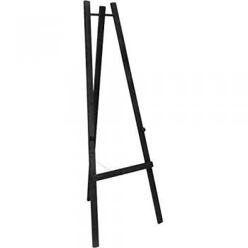 Cavalletto per lavagna 165x10 cm Securit® in legno nero EZL-BL-165