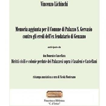 Memoria aggiunta per il Comune di Palazzo San Gervasio contro gli eredi dell'ex feudatario di Genzano. Diritti civili e colonie perdute dei Palazzesi sopra i Casaleni e Castellani