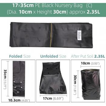 Sac de semis jardinage UV‑résistant, lot de 100 unités