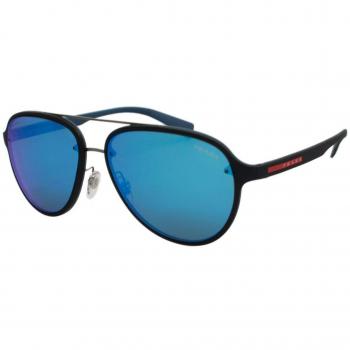 Ray-Ban Men's Classic Wayfarer Design 0PS 52SS Sunglasses with Grey/Blue Frames, size 58
