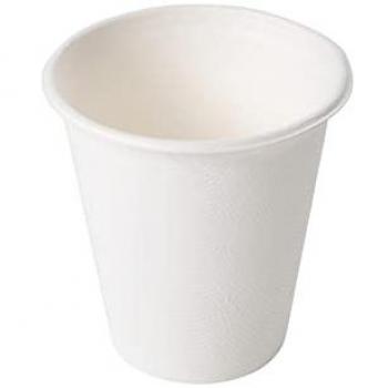 Gobelets Blancs en Canne à Sucre