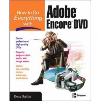 How to Do Everything with Adobe Encore DVD by Sahlin, Doug Paperback Book The