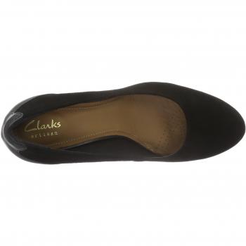 Clarks Chorus Chic, Zapatos de Tacón, Mujer, Negro Suede