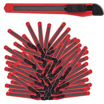 Teppichmesser Relaxdays – 100‑faches rotes Cutter-Set