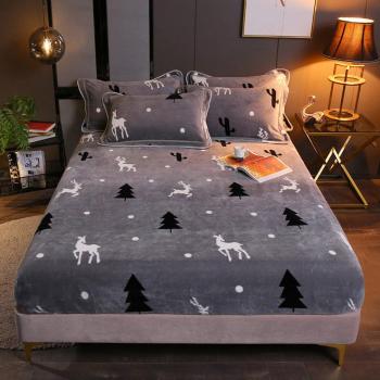 Plush Micro Flannel Fitted Bed Sheet