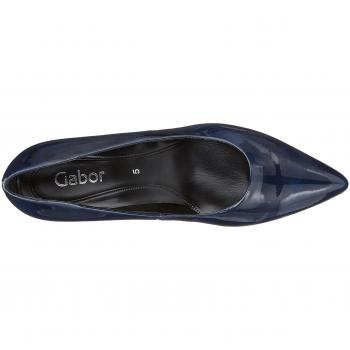 Gabor Schuhe Damen Pumps, Blau (Marine), 41 EU