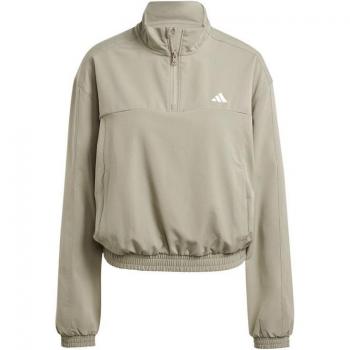 Sudadera con media cremallera adidas aeroready train essentials woven mujer